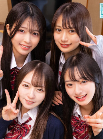北岡果林,西元めいさ,花守夏歩,青坂あおい｜deaa040｜かりん＆めいさ＆かほ＆あおい｜電影シロウト-青春-